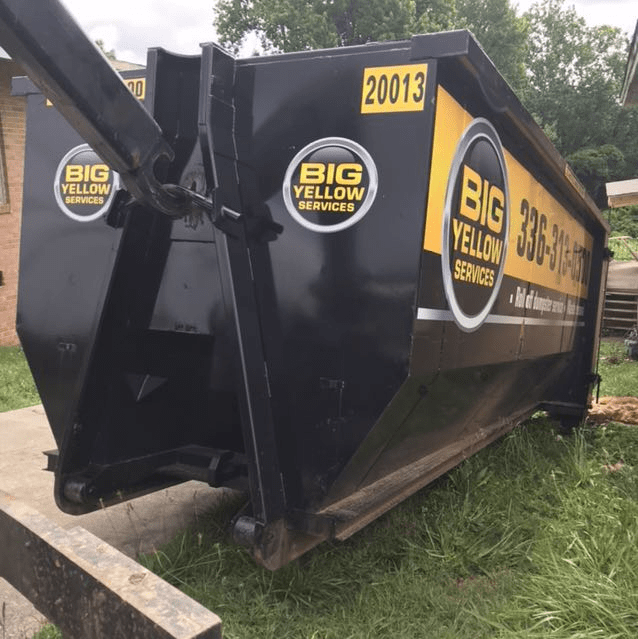 High Point NC 23yard Dumpster Rental Pickup 6-11-2020 Terms of Use | Roll-Off Dumpster and Portable Toilet Rentals | Big Yellow Services, LLC